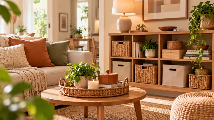 Accesorios decorativos que también ayudan a organizar el hogar