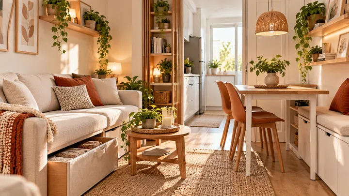 Cómo combinar funcionalidad y decoración en espacios pequeños