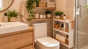 Cómo elegir organizadores para un baño pequeño