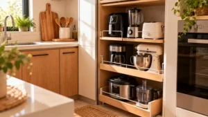 Ideas para guardar pequeños electrodomésticos en cocinas con poco espacio